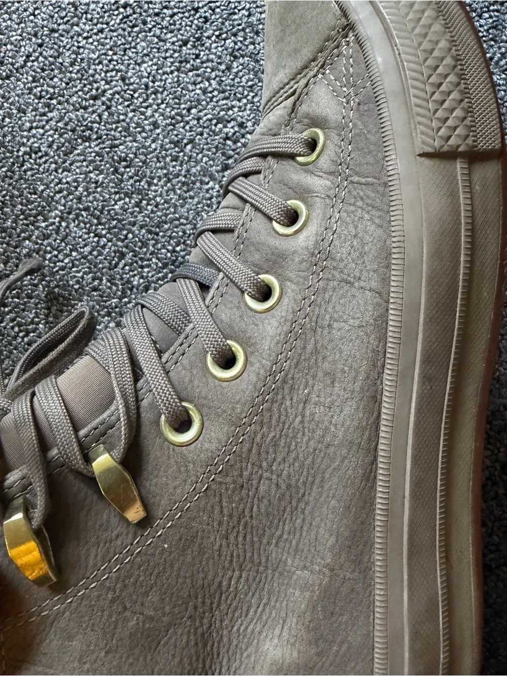Converse Chuck Taylor All Star Boot 'Brown' suede waterproof women’s size 8 - Picture 7 of 9